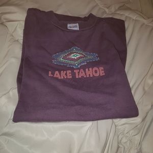 Burgundy Lake Tahoe T Shirt (Adore) Size M